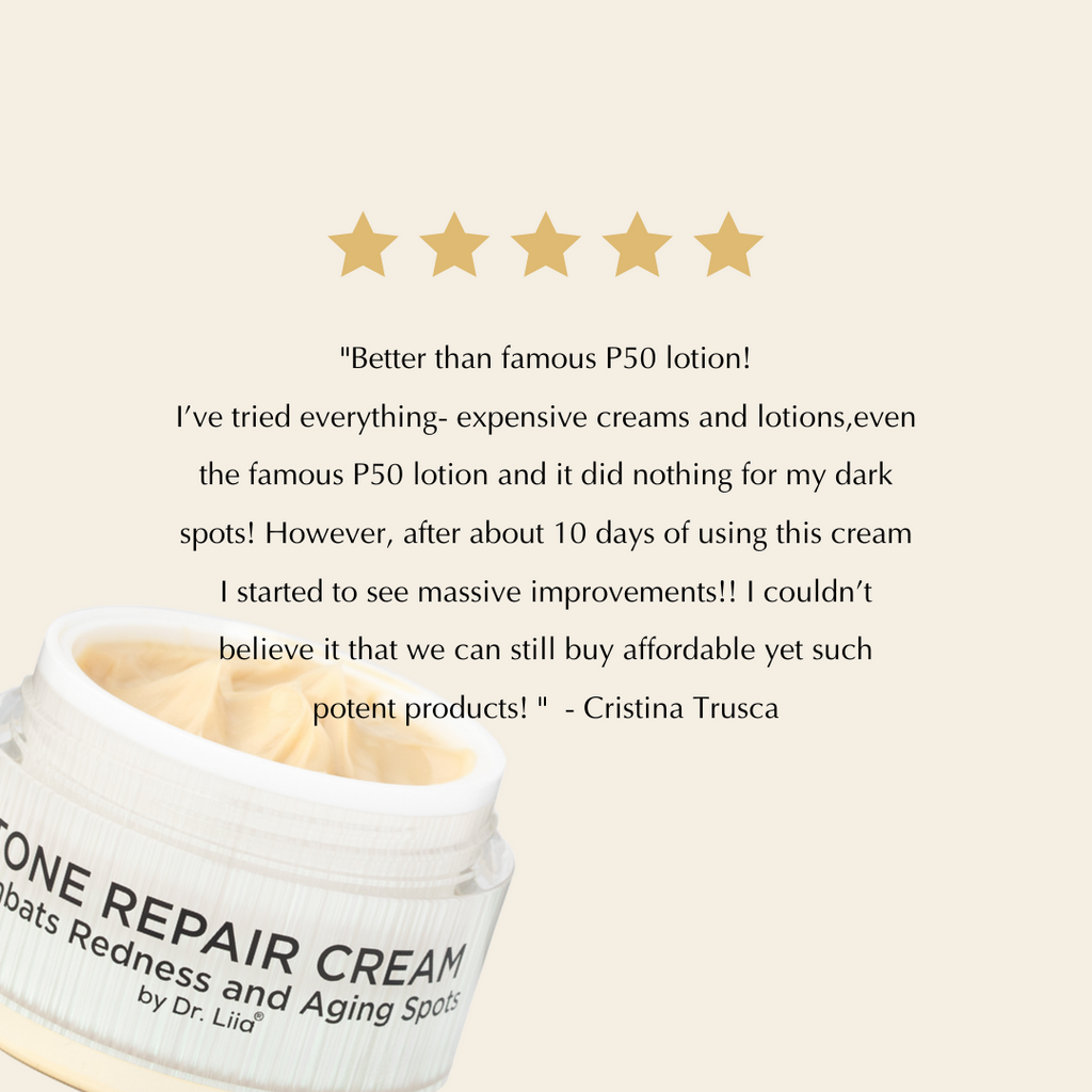 Brightening Tone Repair Cream for Dark Spots & Uneven Skin – Vegan & Gluten-Free